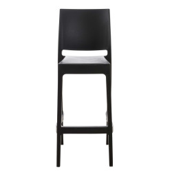 Tabouret de bar noir Maya