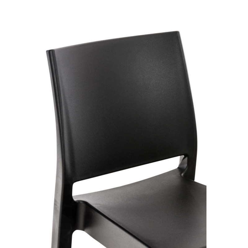 Tabouret de bar noir Maya