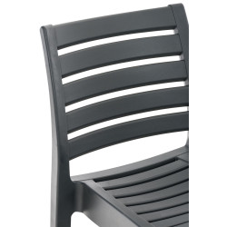 Tabouret de bar Ares, gris foncé