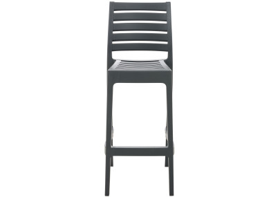 Tabouret de bar Ares, gris foncé