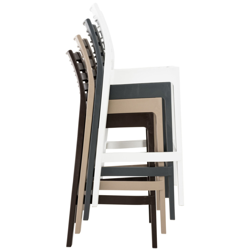 Tabouret de bar Ares, noir