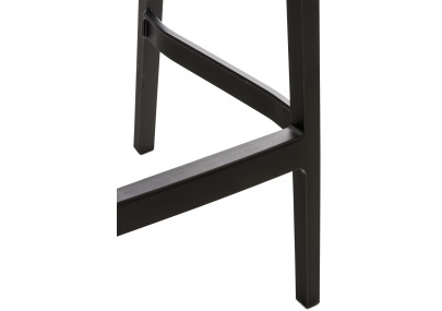 Tabouret de bar Ares, noir