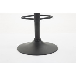 Tabouret de bar Braga, similicuir, blanc