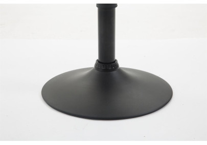 Taburete de bar Braga, tapizado en tela B, negro