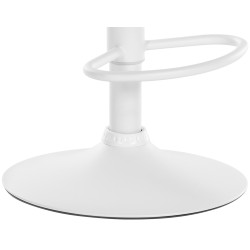 Tabouret de bar en tissu Hoover W gris clair