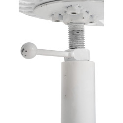 Taburete de bar Butch, blanco antiguo