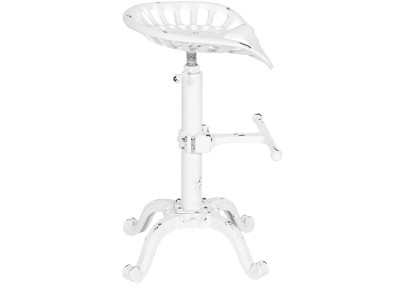 Banqueta de bar Butch, branco antigo