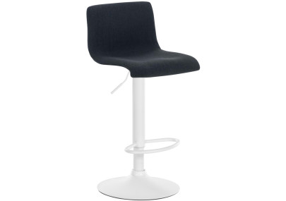Tabouret de bar en tissu Hoover, noir