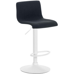 Tabouret de bar en tissu Hoover W noir