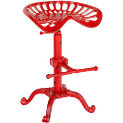 Sgabello da bar rosso Butch