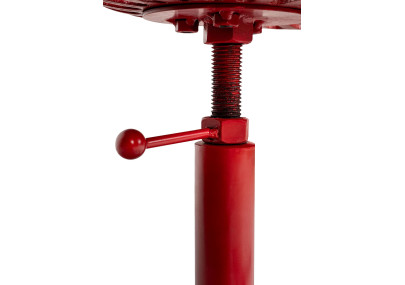 Taburete rojo de bar Butch