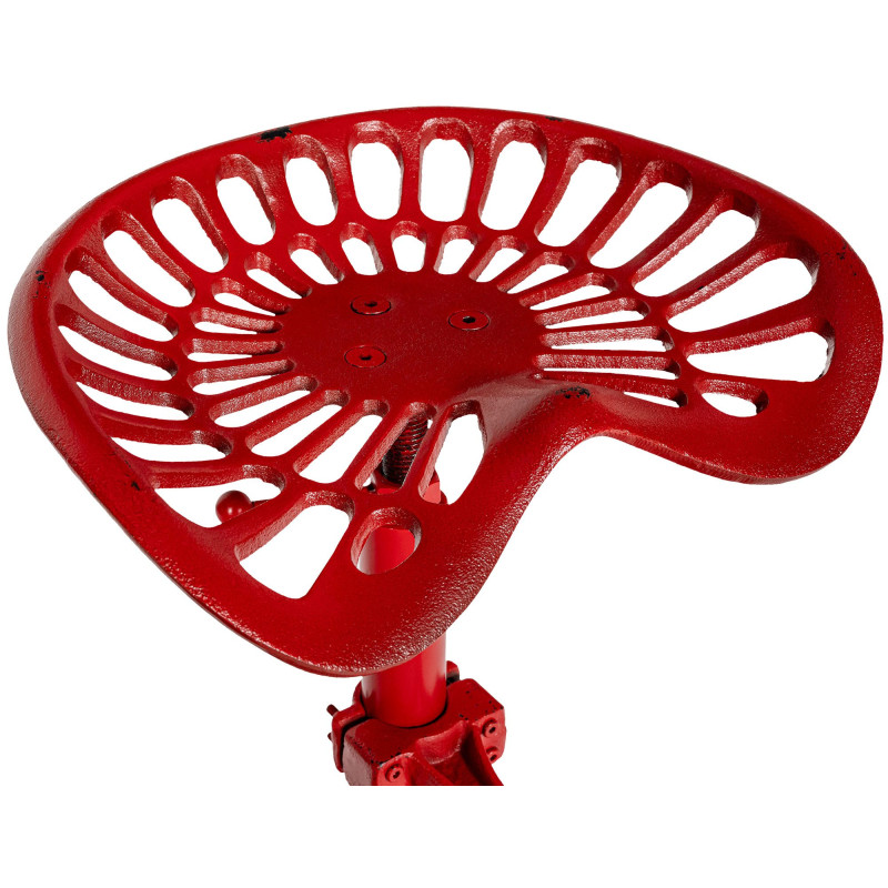 Taburete rojo de bar Butch