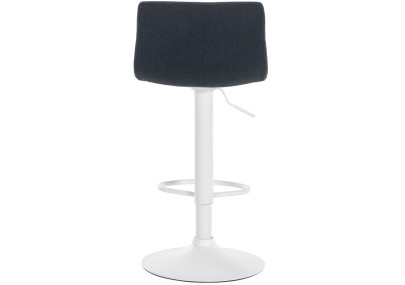 Tabouret de bar Hoover tissu W noir