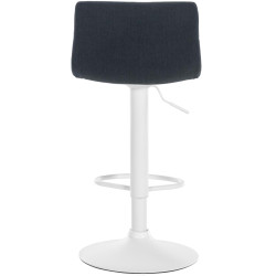 Tabouret de bar en tissu Hoover W noir