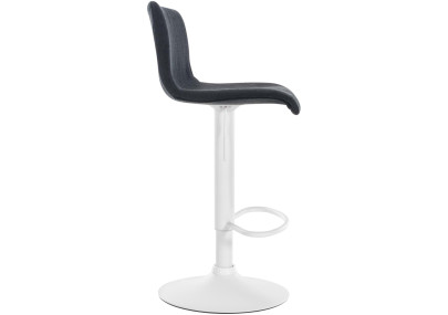 Tabouret de bar en tissu Hoover, noir