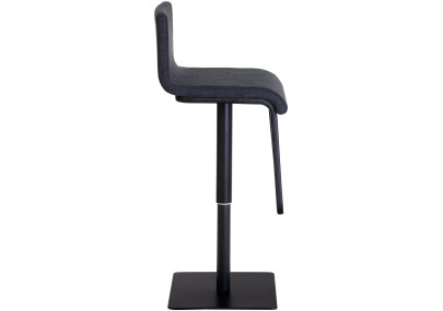 Tabouret de bar Limon B en tissu gris foncé