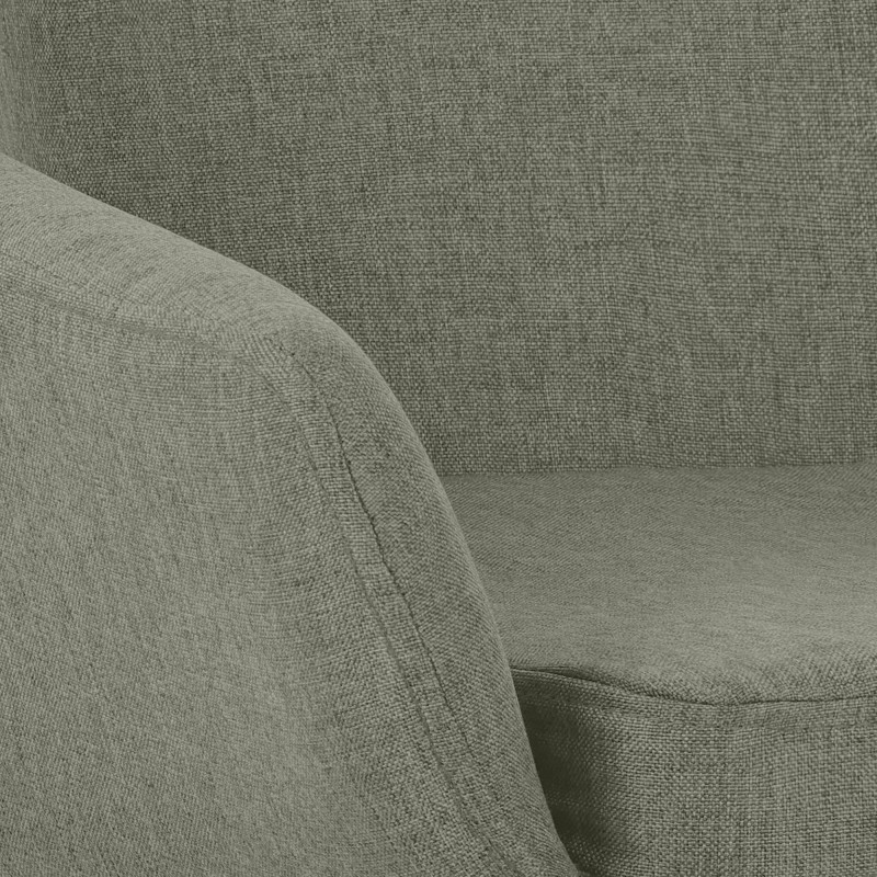 Tabouret de bar Grant, tissu gris clair