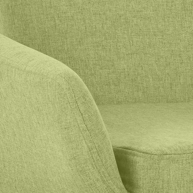 Banqueta alta Grant, tecido verde claro