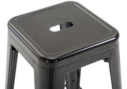 Tabouret de bar noir Joshua V2