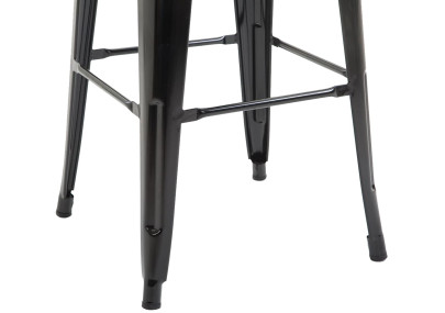 Sgabello da bar nero Joshua V2