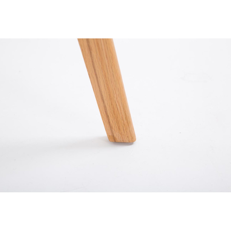 Tabouret de bar Metz Natura en plastique gris