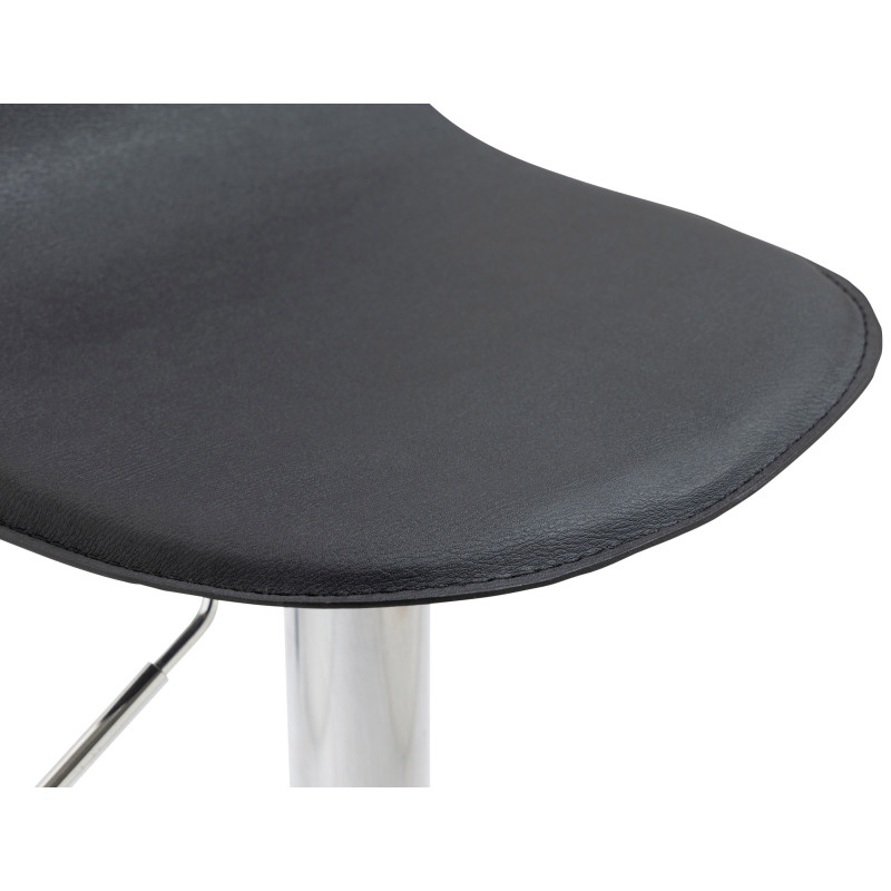 Tabouret de bar noir Lana V2 C