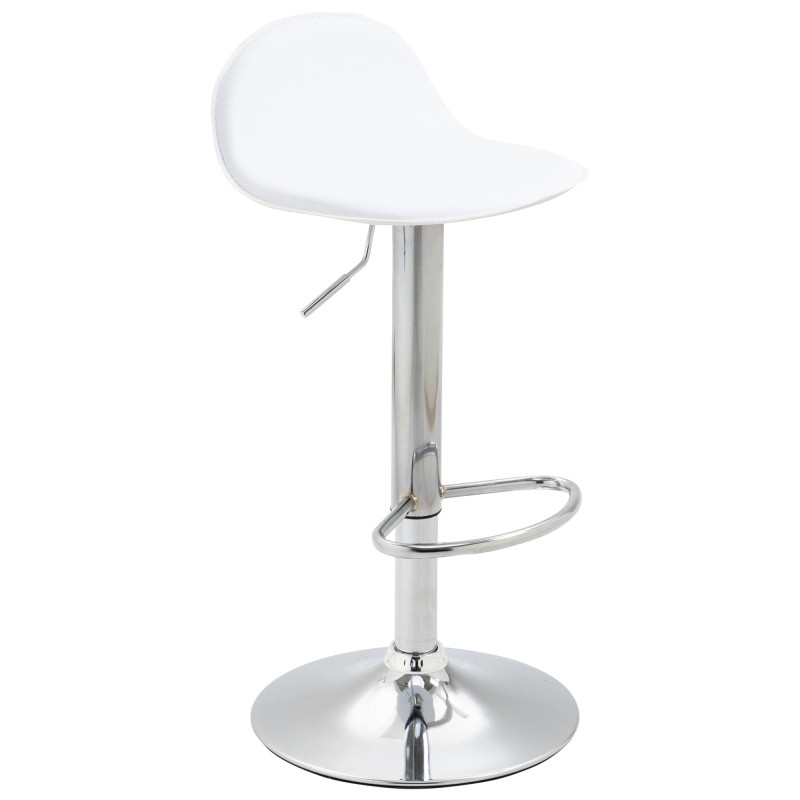Tabouret de bar blanc Lana V2 C