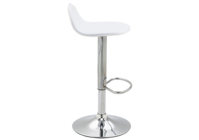 Sgabello da bar bianco Lana V2 C