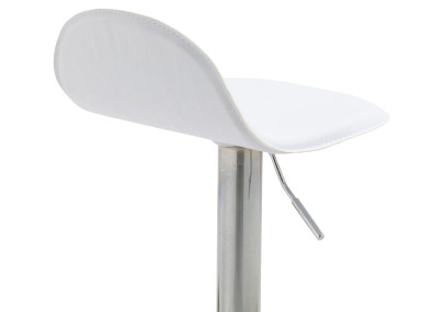 Taburete de bar blanco Lana V2 C