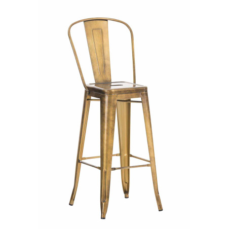Tabouret de bar Aiden doré
