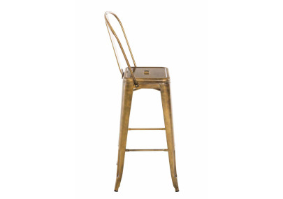 Tabouret de bar Aiden doré