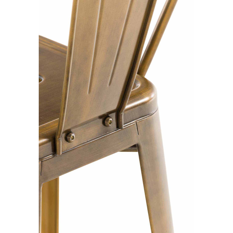 Tabouret de bar Aiden doré