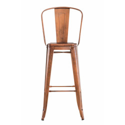 Tabouret de bar Aiden en cuivre