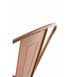 Banqueta de bar Aiden em cobre