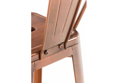 Taburete de bar de cobre Aiden