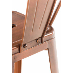 Tabouret de bar Aiden en cuivre