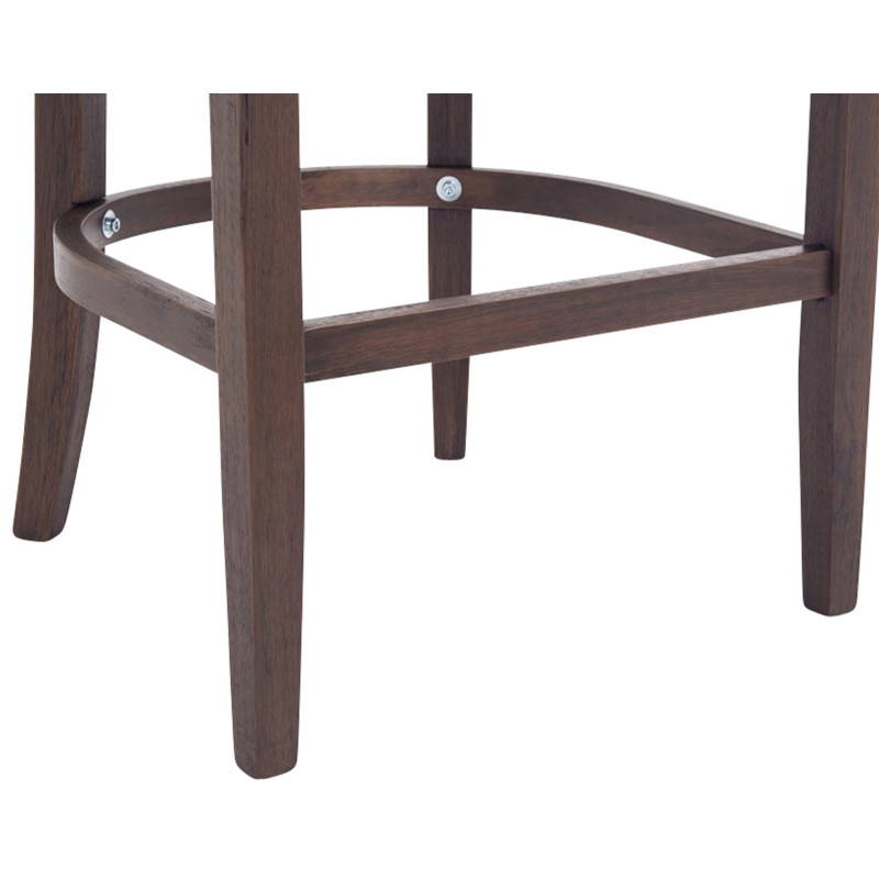 Banqueta de bar em tecido Lakewood, cor taupe antigo.