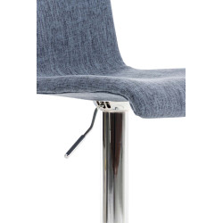 Tabouret de bar Hoover, tissu C, bleu