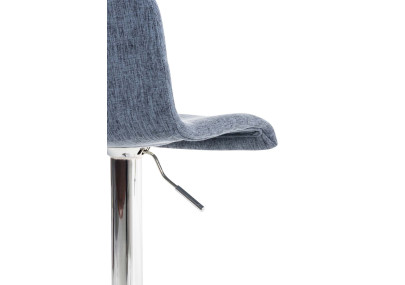 Tabouret de bar Hoover, tissu C, bleu