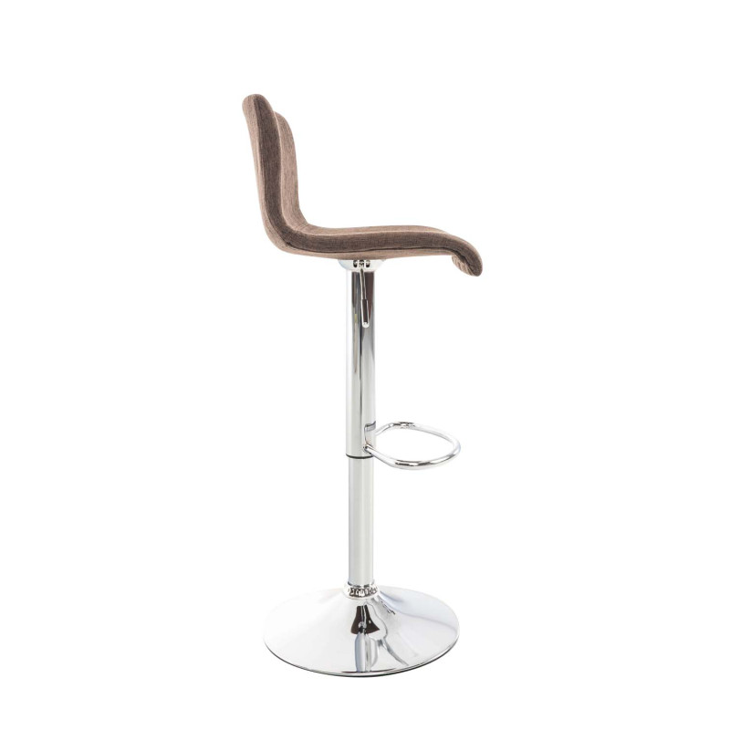 Tabouret de bar Hoover, tissu C, marron