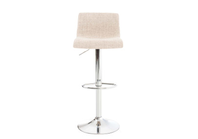 Sgabello da bar Hoover, tessuto C, crema