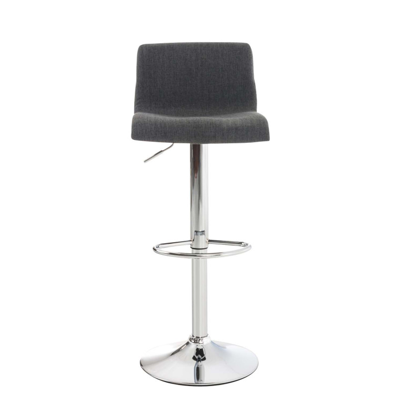 Tabouret de bar Hoover, tissu C gris foncé