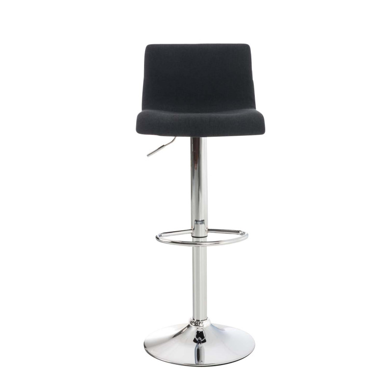 Tabouret de bar Hoover, tissu C, noir