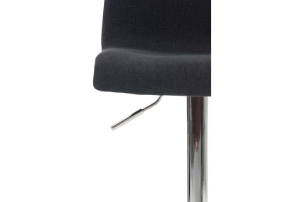 Tabouret de bar Hoover, tissu C, noir