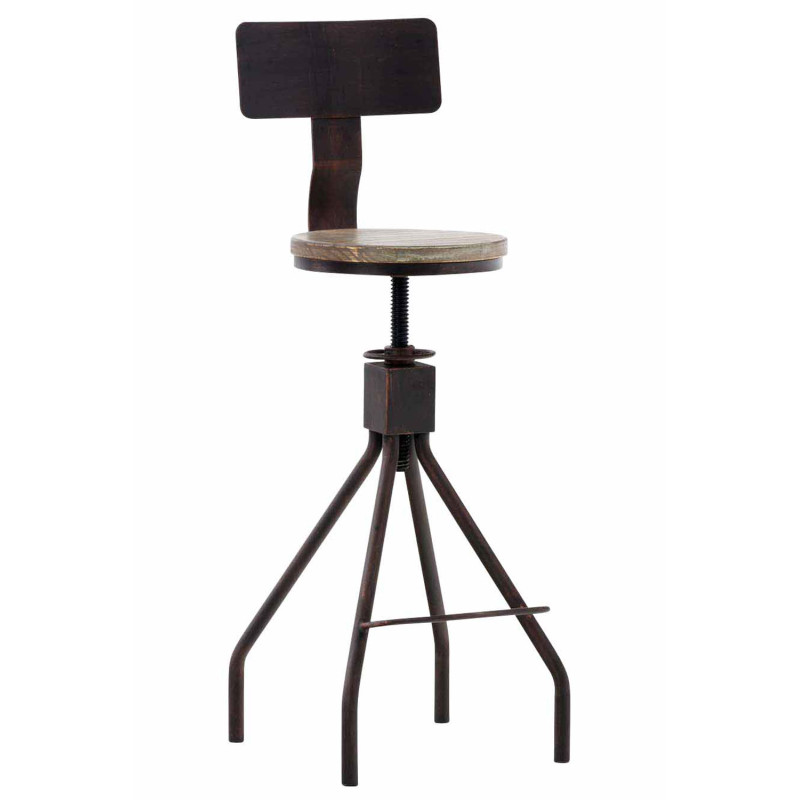 Tabouret de bar Elko en bronze