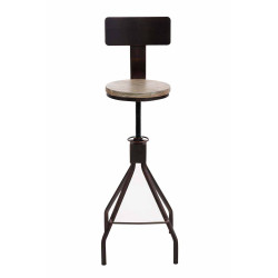 Tabouret de bar Elko en bronze