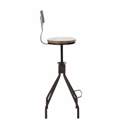 Tabouret de bar Elko bronze