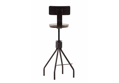 Taburete de bar de bronce Elko