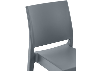 Set di 2 sgabelli da bar Maya, grigio scuro