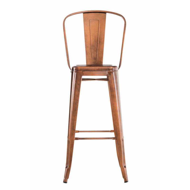 Ensemble de 2 tabourets de bar Aiden, cuivre